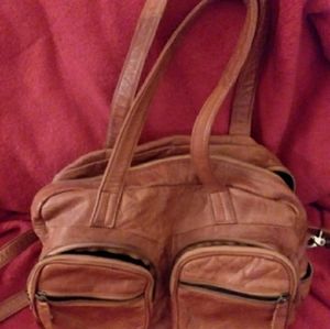 Day & mood leather handbag